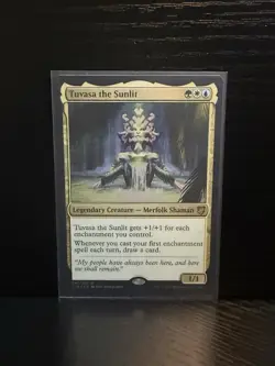 Tuvasa the Sunlit Commander 2018 Foil - Image 1