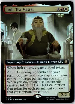Iroh, Tea Master #0381 Extended Art (Foil) (TLA) Avatar: The Last Airbender - Image 1