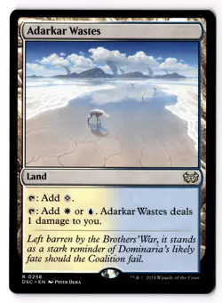 Adarkar Wastes 258 Commander: Duskmourn: House of Horror NM - Image 1