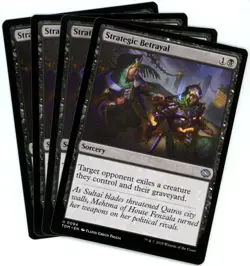 x4 Strategic Betrayal - 0094 - Tarkir Dragonstorm - MTG - NM/M - Image 1