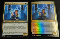 x2 MTG - Oblivious Bookworm 1 FOIL - Duskmourn House of Horror - Pack Fresh!! - Image 1