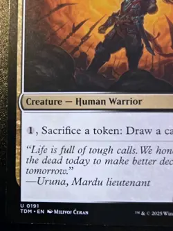 Hardened Tactician 0191 Uncommon Tarkir: Dragonstorm Magic: The Gathering - Image 4