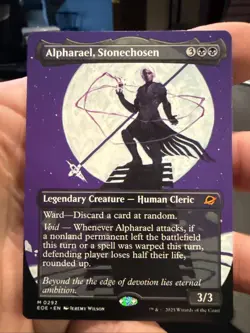 Alpharael, Stonechosen (Borderless) Edge of Eternities Regular 292 NM - Image 1