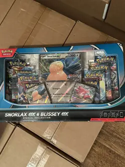 Pokemon TCG Snorlax EX & Blissey EX Special Collection Box - New Sealed - Image 1