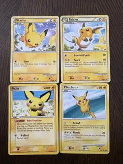 Pokemon TCG Pikachu Card Lot Mixed Sets Lot Of 13 Cards MP-LP-NM - Image 2
