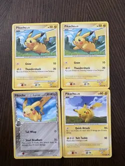 Pokemon TCG Pikachu Card Lot Mixed Sets Lot Of 13 Cards MP-LP-NM - Image 4