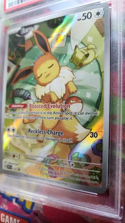 PSA 9 Eevee Promo Prismatic Evolutions ETB #173 Pokemon Card TCG - Image 4