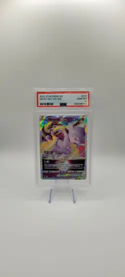 Pokemon TCG: Mewtwo VSTAR 031/078 Ultra Rare Holo 2022 PSA 10 - Pokemon Go - Image 2