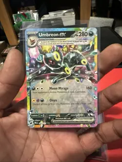 Pokemon TCG Umbreon EX 060/131 Double Rare Prismatic Evolutions Near Mint NM - Image 1