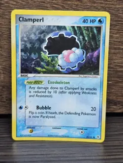 Pokemon Clamperl 58/101 Hidden Legends Reverse Holo 2004 NM - Image 1