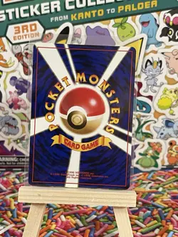1996 Pokemon Dark Wartortle No.008 Base Japanese Vintage Pocket Monster NM - Image 2