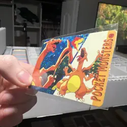 Pokemon Vintage Pocket Monsters Vending HOLO Prism Sticker Bandai 1999 Nintendo - Image 5
