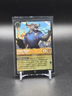 Chief Bogo- Commanding Officer 18/204 Reign of Jafar Regular Disney Lorcana TCG - Image 1