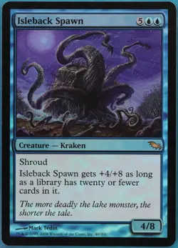 Isleback Spawn FOIL Shadowmoor PLD Blue Rare MAGIC CARD (ID# 408813) ABUGames - Image 1