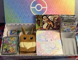 Prismatic Evolutions Super Premium Collection + Card Lot! TCG: Pokemon - Image 1
