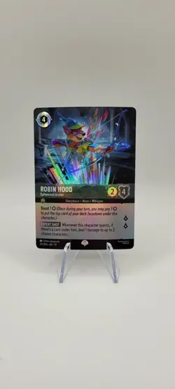 Disney Lorcana TCG: Robin Hood - Ephemeral Archer (Epic) 221/204 Holo Card NM - Image 2