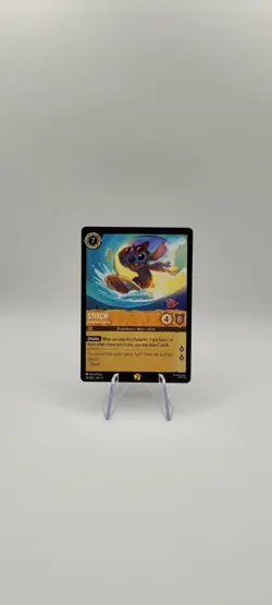 Disney Lorcana TCG:Stitch Carefree Surfer 24/204 Legendary Card NM - Image 2
