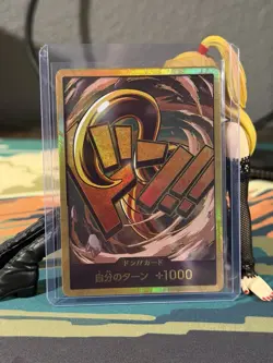 DON !! Card Sir Crocodile gold Japanese ONE PIECE Card THE BEST PRB01 - NM - Image 1