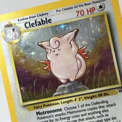 Clefable Jungle 1/64 Holo Unlimited Rare 1999 Pokemon TCG Card NM - Image 2