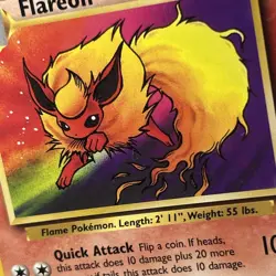 Flareon 19/64 Jungle Regular Non Holo Unlimited Rare 1999 Pokemon TCG Card LP - Image 5