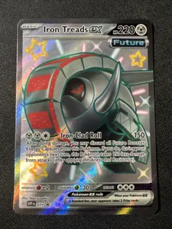 Iron Treads ex - SVP073 - Pokemon Scarlet & Violet Promo Ultra Rare Holo Card NM - Image 1