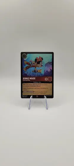 Disney Lorcana TCG: Minnie Mouse Wide-Eyed Diver 16/P1 Cold Foil Card NM - Image 2