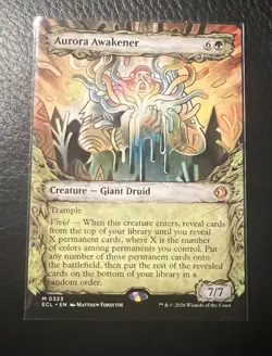 MTG Lorwyn Eclipsed: Aurora Awakener (Showcase) Regular 0323 - Image 1