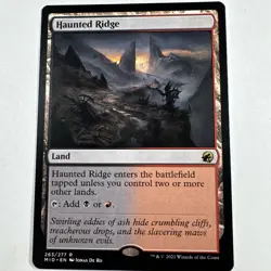 MTG - Haunted Ridge - Regular Rare #263 NM/MINT Innistrad Midnight Hunt - Image 1