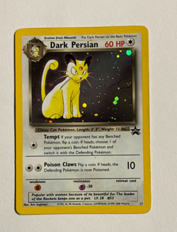 Dark Persian 17/53 Wotc Promo Holo Pokemon Card - Image 1