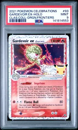 2021 POKEMON CELEBRATIONS CLASSIC COLLECTION #93 GARDEVOIR EX-HOLO PSA 9 - Image 1