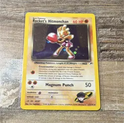 Pokemon Rocket's Hitmonchan Gym Heroes Holo 011/132 - Image 1