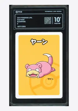 Pokemon PCG 10 PRISTINE Slowpoke 2019 Old Maid Japanese - Image 1