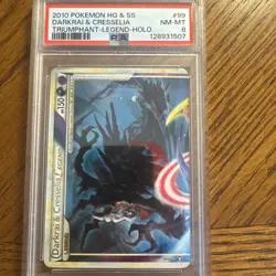 2010 Pokemon Hg & Ss Darkrai & Cresselia Triumphant Legend Holo Mint 8 #99 - Image 1