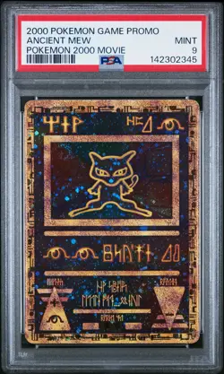 2000 POKEMON GAME MOVIE POKEMON 2000 MOVIE ANCIENT MEW PSA 9 - Image 1
