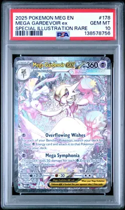 2025 POKEMON MEGA EVOLUTION SPECIAL ILLUSTRATION RARE MEGA GARDEVOIR EX PSA 10 - Image 1