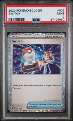2023 POKEMON CLASSIC CHARIZARD & HO-OH EX DECK #029 SWITCH PSA 9 - Image 1