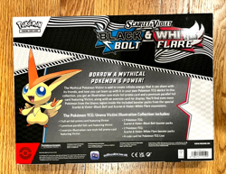 Pokemon Scarlet Violet BLACK BOLT & WHITE FLARE VICTINI Collection box SEALED - Image 2