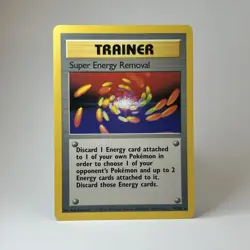 Super Energy Removal Base Set 79/102 Rare Unlimited Trainer Pokemon TCG LP+ - Image 1