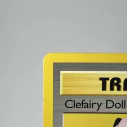 Clefairy Doll Trainer 70/102 Base Set Rare Unlimited WOTC 1999 LP- Pokemon TCG - Image 3