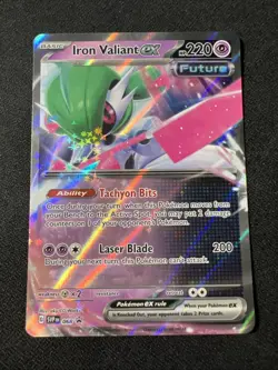 Iron Valiant ex - SVP068 - Pokemon Scarlet & Violet Promo Ultra Rare Holo NM - Image 1