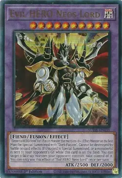 Evil HERO Neos Lord-Ultra Rare - 1st Edition - SUDA-EN031 - Supreme Darkness ... - Image 1
