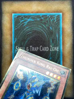 Yugioh Thunder King Rai-Oh GLD3-EN020 Gold Rare Limited Edition MP - Image 2