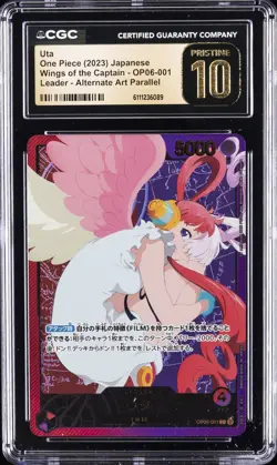 2023 ONE PIECE JAPANESE WINGS OF THE CAPTAIN ALT ART UTA CGC 10 PRISTINE - Image 1
