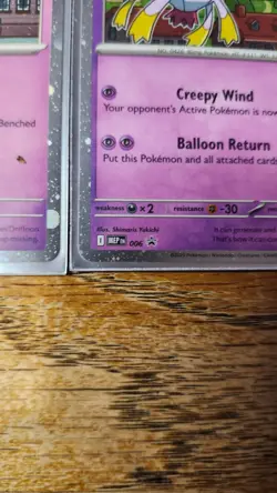 Drifloon 005 Drifblim 006 Black Star Promo 2025 Mega Evolution Pokemon Card TCG - Image 5
