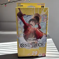 One Piece Card Game Card Game Starter Deck Sealed - ST29 Egghead NO PROMO PACK. - Image 1
