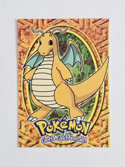 Topps Dragonite #149 Pokemon Non Holo E12 Of 12 Trading Card Blue Label - Image 1