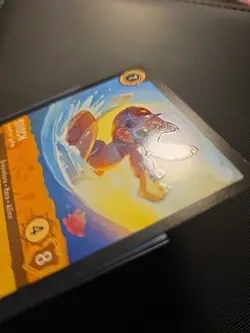 Disney Lorcana TCG Fabled Stitch Carefree Surfer Legendary Foil Card 24/204 - Image 3