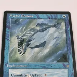MTG Card - 1x Mystic Remora - Ice Age - LP - Vintage Magic The Gathering 1995 - Image 2