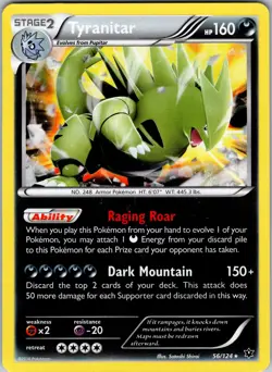 Tyranitar - 56/124 (Cosmos Holo) 056/124 Miscellaneous Cards & Products Pokemon - Image 1