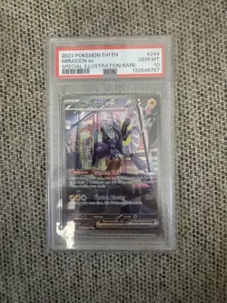 PSA 10 Miraidon Ex #244 Pokemon Scarlet & Violet Base set Graded Card - Image 1